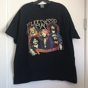Fleetwood Mac Stevie Nicks Vintage Rumours 70s  REPRINT t shirt XL